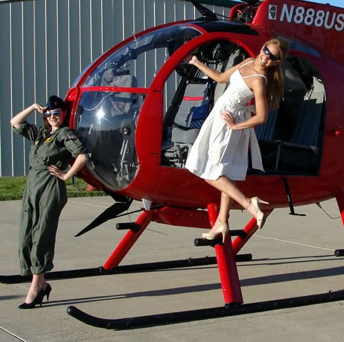 Movie and commerical photoshoots with Helicopters